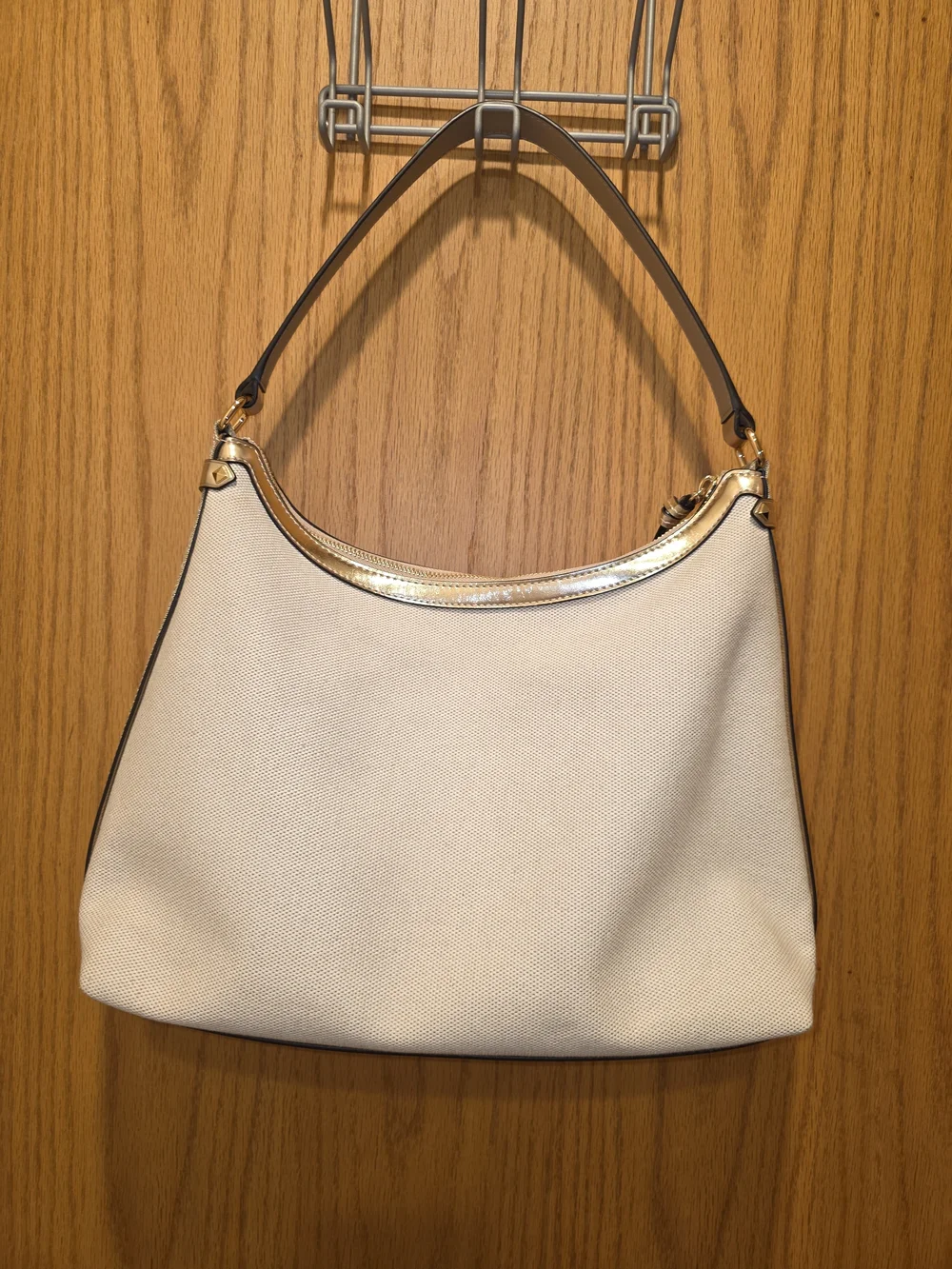 Michael Kors Maeve Canvas And Leather Hobi Bag
